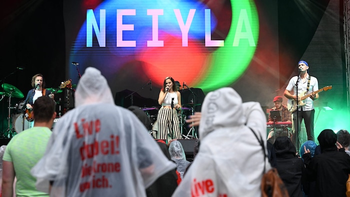 Neiyla startete um 17.20 Uhr, 20 Minuten später gab‘s eine Unterbrechung wegen Starkregens.