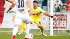 Teo Hupfauf stand erstmals für den FC Liefering zwischen den Pfosten. 