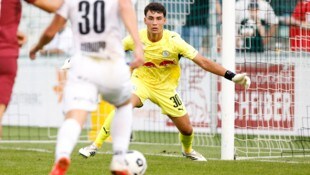 Teo Hupfauf stand erstmals für den FC Liefering zwischen den Pfosten. 