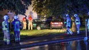 Der Audi (rechts) hatte den VW Polo gerammt.