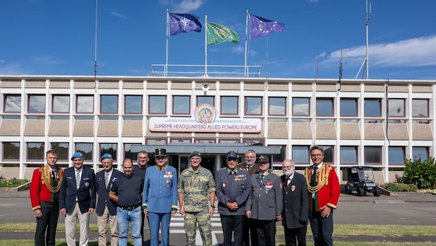 Eine Delegation aus Tirol und Vorarlberg in Belgien.
