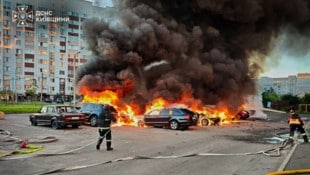 Bei dem Drohneneinschlag kamen drei Menschen ums Leben.