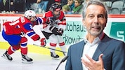 Ex-Bundeskanzler Christian Kern (li.) ist als neuer Eishockey-Präsident im Gespräch. Anna ...