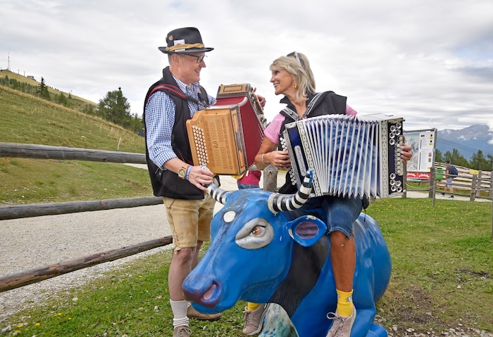Günther aus Steyr und Julie aus Pöllau sind bereits zum dritten Mal beim Treffen dabei.