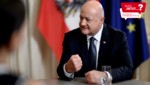 Bundeskanzler und ÖVP-Chef Christian Stocker in „Was jetzt? Das ,Krone‘-Sommergespräch“.