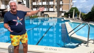 Der „Goleador“ tankt in Jesolo Kraft. Er spricht auch Italienisch, „aber auf die Grammatik lege ...