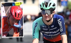 Tadej Pogacar (li.) stürzte schwer, Felix Gall profitiert bei der Vuelta.