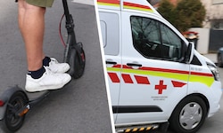 Zuerst damit verunfallt, dann den Scooter versteckt – doch die Polizei konnte das Gefährt ...