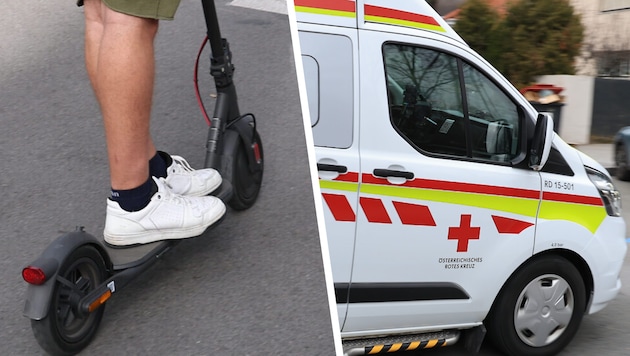 Zuerst damit verunfallt, dann den Scooter versteckt – doch die Polizei konnte das Gefährt ...