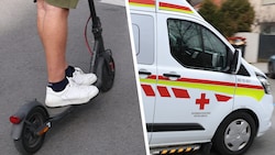 Zuerst damit verunfallt, dann den Scooter versteckt – doch die Polizei konnte das Gefährt ...
