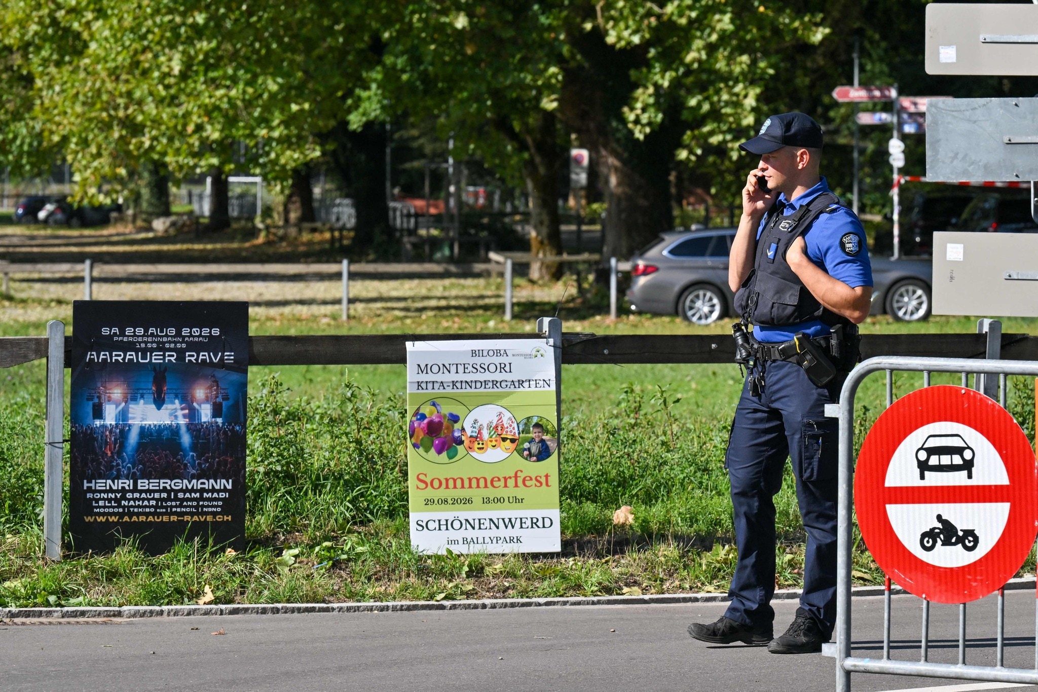 Tatort war das Rave-Event auf dem Gelände des Aargauischen Rennvereins. Der Verein sprach allen ...