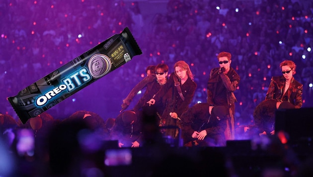 Die Boyband „BTS“ bei einem Auftritt