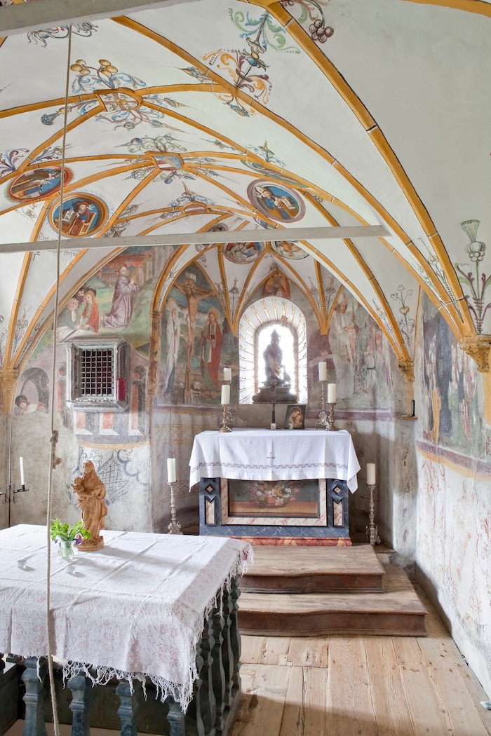 Schloss Stein/ Drautal: Simon von Taisten gestaltete die Kapelle.