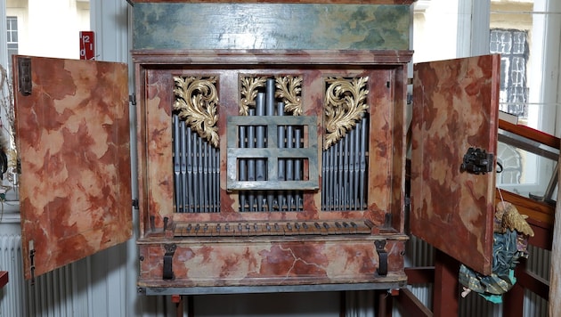 Die älteste Friesacher Orgel, ein gut 300 Jahre altes Portativ, kehrt zurück.