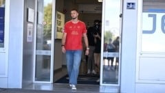 Sasa Kalajdzic am Flughafen in Linz: Der Stürmer kehrt zum LASK zurück!