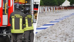Am Freitagnachmittag zog eine Windhose, begleitet von heftigen Gewittern, Hagel und starken ...