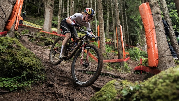 Laura Stigger fuhr im Cross Country auf den WM-Rang acht.