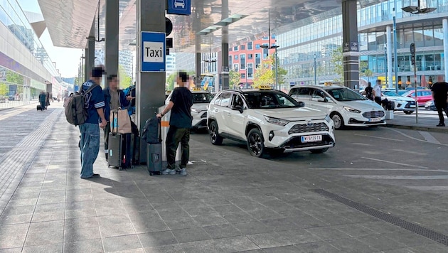 Wer am Wiener Hauptbahnhof in ein Taxi steigt, sollte auf eine Fahrt zum Taxameterpreis bestehen