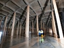 Erstmals stehen die riesigen Hochquellhallen des Wiener Trinkwasserspeichers im Bezirk ...