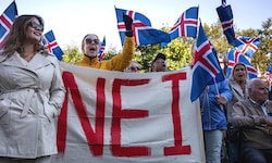 Große Freude herrschte bei der „Nein“-Fraktion in Island nach der eiskalten Abfuhr für Brüssel.