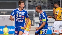Die Hartberger jubelten über den 3:2-Heimsieg gegen die SV Ried.