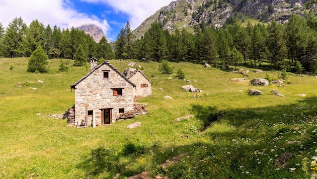 Der CO-Unfall passierte in einer Almhütte auf der Alm Alpe Devero. (Symbolbild)