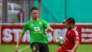 Fabian Ruf vom SV Wals-Grünau musste am Samstag ins Krankenhaus.