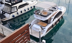 Rieglers Motorboot vor dem Vorfall. Die „Diwa II“ liegt nun in 16 Metern Tiefe und soll am ...