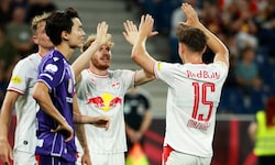 Salzburg bejubelt klaren Sieg zum Abschluss des Spieltags.