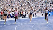 Christania Williams (2.v.l.) Dritte in Berlin!
