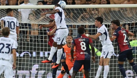 Inter musste in Cagliari in der Schlussphase ordentlich zittern.
