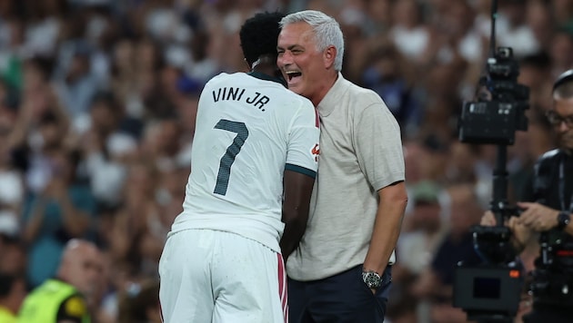 Vinicius Junior und Jose Mourinho