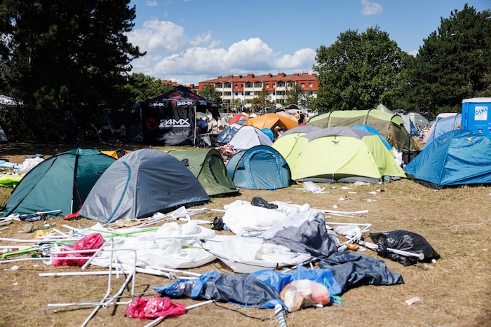 At the Frequency festival in St. Pölten, severe thunderstorms rolled in this year—the evening ...