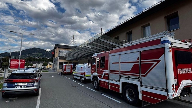 Einsatz am Bahnhof in Schwarzach