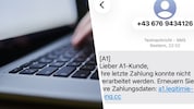 Vorsicht! Unbekannte verschicken SMS und Mails im Namen von A1.