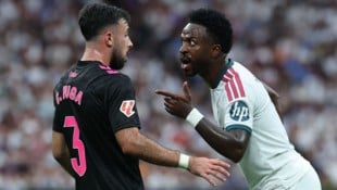 Real-Star Vinicius Junior ließ sich gegen Malaga offenbar nichts gefallen.