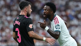 Real-Star Vinicius Junior ließ sich gegen Malaga offenbar nichts gefallen.
