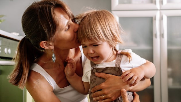 Tränen gehören bei der Eingewöhnung in den Kindergarten häufig dazu.