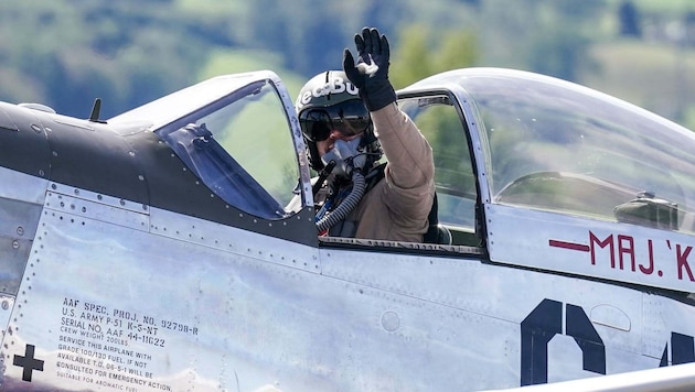 Bei der Flugshow gab es neben modernen auch historische Maschinen zu bestaunen.