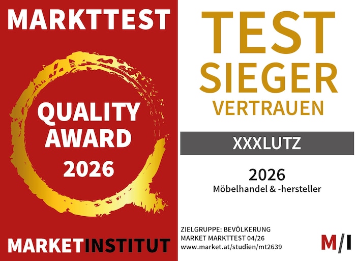 XXXLutz genießt im heimischen Möbelhandel besonders hohes Vertrauen.