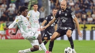 Sturm-Kapitän Jon Gorenc Stankovic baute die Jungspunde „JP“ Hödl und Luca Weinhandl auf.