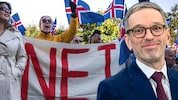 Mit 53 Prozent haben die Isländer sich gegen Beitrittsverhandlungen mit der EU ausgesprochen, ...
