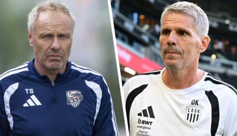 Die Trainer zum heutigen Bundesliga-Duell von WAC und LASK: Thomas Silberberger und Dietmar ...
