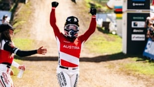 Sie dominiert den Downhill-Sport wie keine andere: Valentina Höll. 