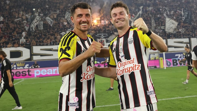 Zwei Ex-WAC-Kicker bejubelten mit LASK den Einzug in die Champions League: Alessandro Schöpf ...