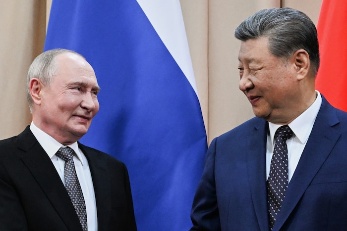 Putin ist zurzeit vom Wohlwollen Pekings abhängig.