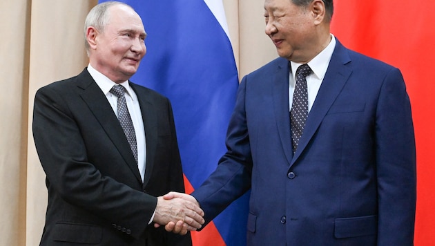Putin mit seinem „Freund“ Xi
