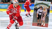 KAC-Stürmer Travis St. Denis am Eis und auf dem Oktoberfest mit Ehefrau Krislin