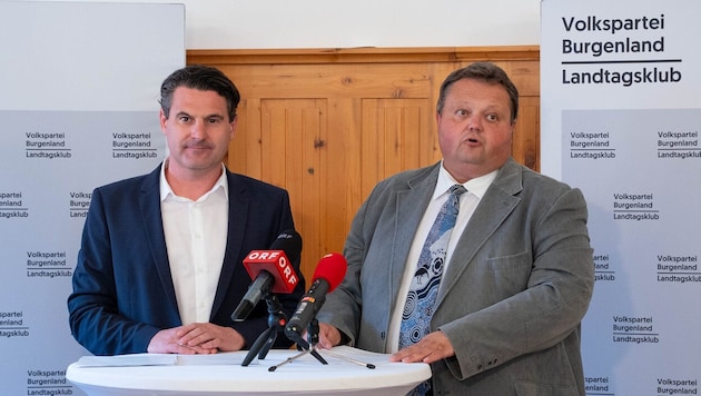 Landesfinanzen unter der Lupe: ÖVP-Obmann Christoph Zarits und Klubchef Bernd Strobl fordern ...
