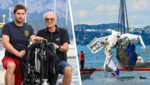 Markus Sturm (li.) und Manfred Führmann tauchen zu dem Wrack in 160 Meter Tiefe.